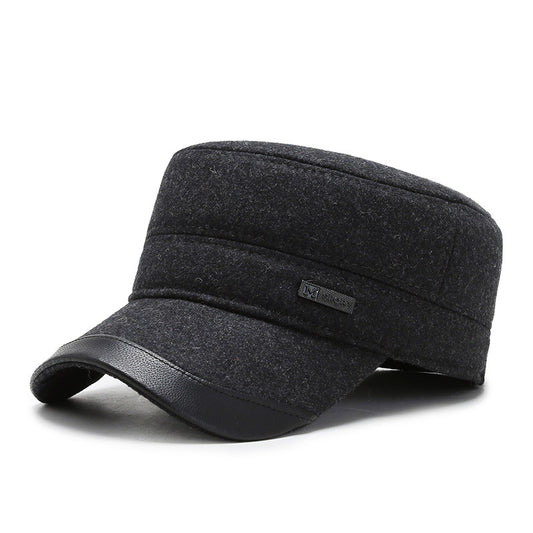 Gorra Plana con Protección de Orejas para Invierno - Diseño Clásico Duckbill