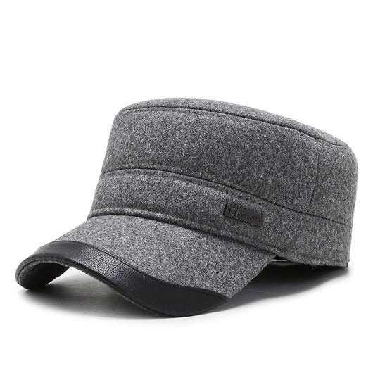 Gorra Plana con Protección de Orejas para Invierno - Diseño Clásico Duckbill - Image 3