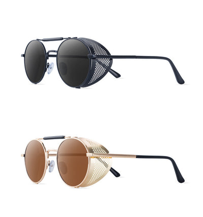 Gafas Steampunk Vintage Redondas Espejo - Estilo Retro Unisex - Image 9