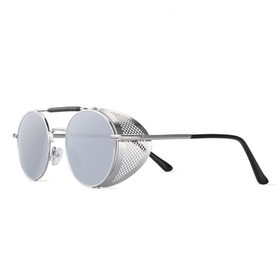 Gafas Steampunk Vintage Redondas Espejo - Estilo Retro Unisex - Image 6