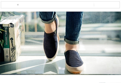Zapatos de Lona Respirable para Hombre - Estilo Pekín Clásico - Image 18