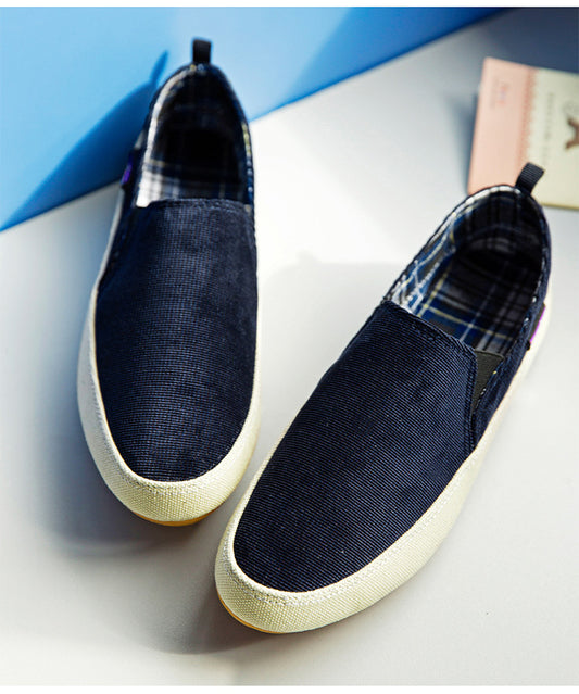 Zapatos de Lona Respirable para Hombre - Estilo Pekín Clásico