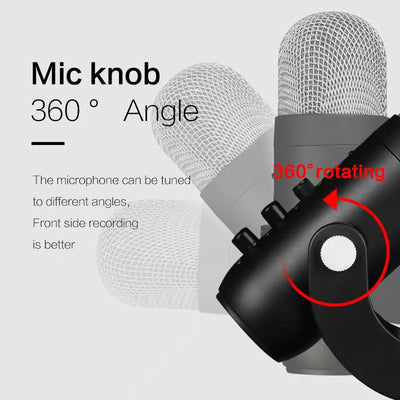 Micrófono Profesional para Streaming y Grabación con Reducción de Ruido HD - Image 3