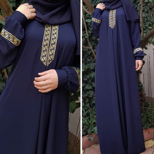 Vestido Largo Estilo Étnico Holgado con Estampado - Diseño Princesa - Image 9