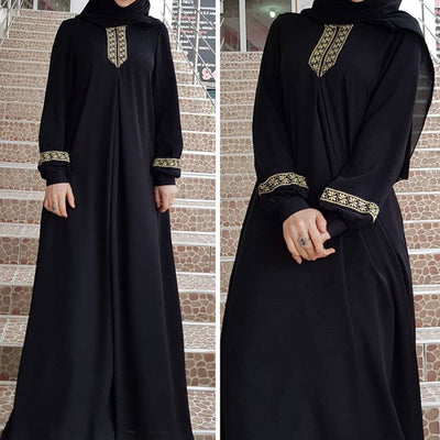 Vestido Largo Estilo Étnico Holgado con Estampado - Diseño Princesa - Image 5