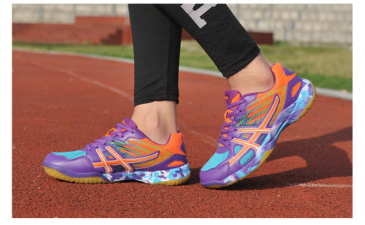Zapatillas Deportivas Ligeras para Tenis y Bádminton - Pareja Coloridas Antideslizantes
