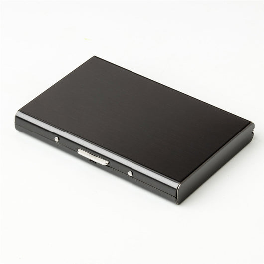 Cartera de Titanio y Acero Inoxidable Negro para Tarjetas de Crédito - Image 2