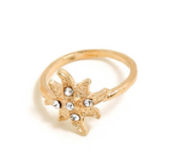 Juego de 7 Anillos Articulados con Diamantes y Serpiente Esmeralda - Image 7