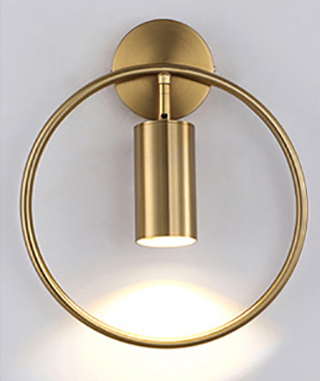 Lámpara de Pared Minimalista Nórdica con Anillo - Diseño Moderno para Dormitorio y Pasillos