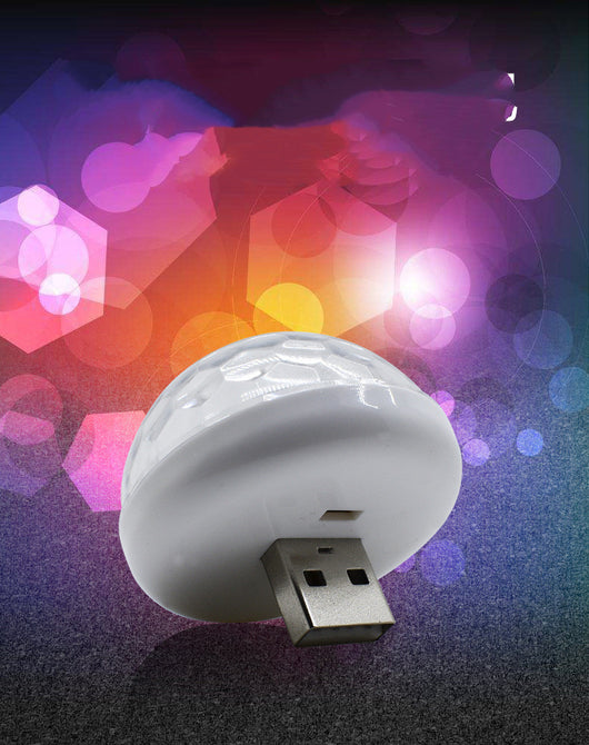 Luz LED Mágica Inteligente con Control de Voz - Esfera Cristal para Fiestas y Autos - Image 13