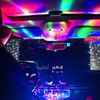 Luz LED Mágica Inteligente con Control de Voz - Esfera Cristal para Fiestas y Autos - Image 7