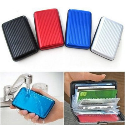 Estuche de Aluminio para Tarjetas de Crédito y Negocios - Protección Antimagnética