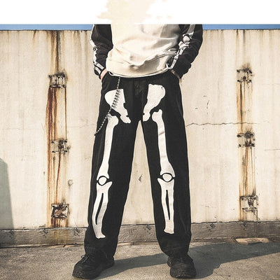Pantalones Denim Harem Hip Hop Cintura Alta para Hombre - Image 13