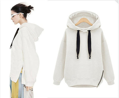 Sudadera Mujer con Capucha Suelta y Manga Larga