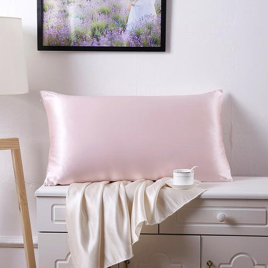 Funda de Almohada de Seda 100% - 19 Mommes Doble Cara