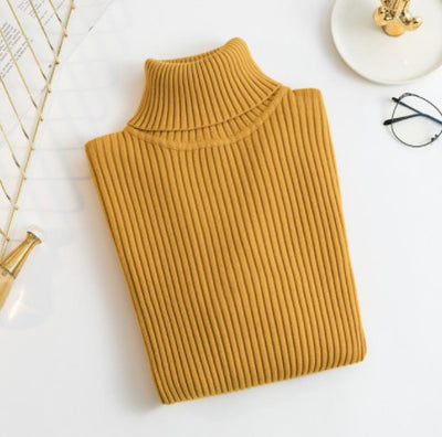 Suéter Tejido Ajustado de Cuello Alto - Abrigo Cálido Premium - Image 18