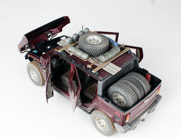 Réplica a Escala del Hummer H2 2003 - Modelo Aleación Premium