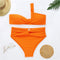 Traje de Baño Bikini Colores Fluorescentes Europeo Americano