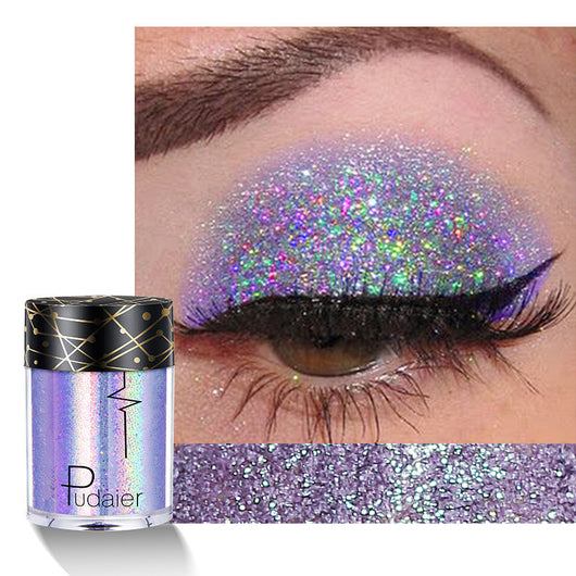 Sombra de Ojos Brillo Sirena - Destellos Holográficos y Lentejuelas Multicolor - Image 10