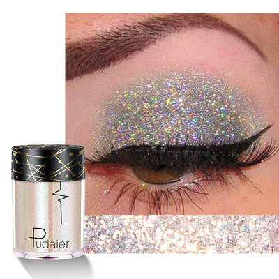 Sombra de Ojos Brillo Sirena - Destellos Holográficos y Lentejuelas Multicolor - Image 4