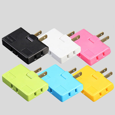 Adaptador Convertidor de Enchufe US Ultra Delgado - Enchufe Giratorio 1 a 3 Tomas Portátil - Image 3