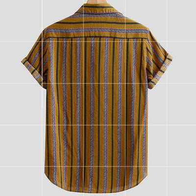 Camisa Casual Ligera de Manga Corta para Hombre