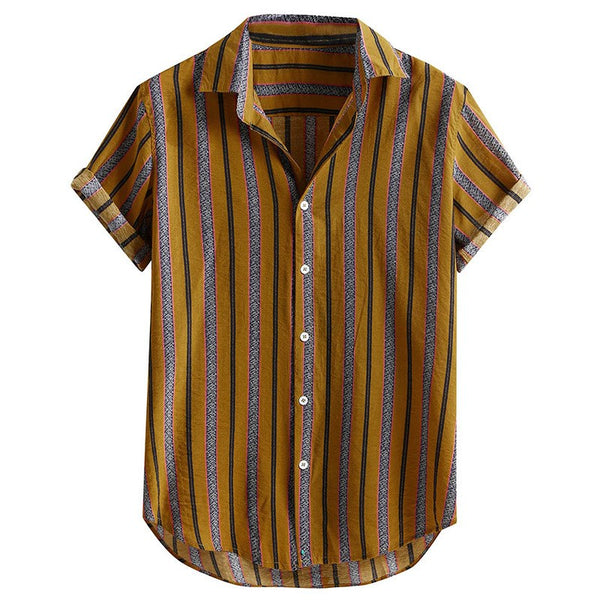 Camisa Casual Ligera de Manga Corta para Hombre