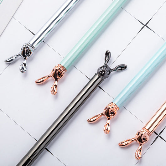 Bolígrafo Metálico Giratorio Diseño Conejito Coreano - Pluma Premium Personalizable - Image 16