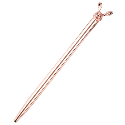 Bolígrafo Metálico Giratorio Diseño Conejito Coreano - Pluma Premium Personalizable - Image 2