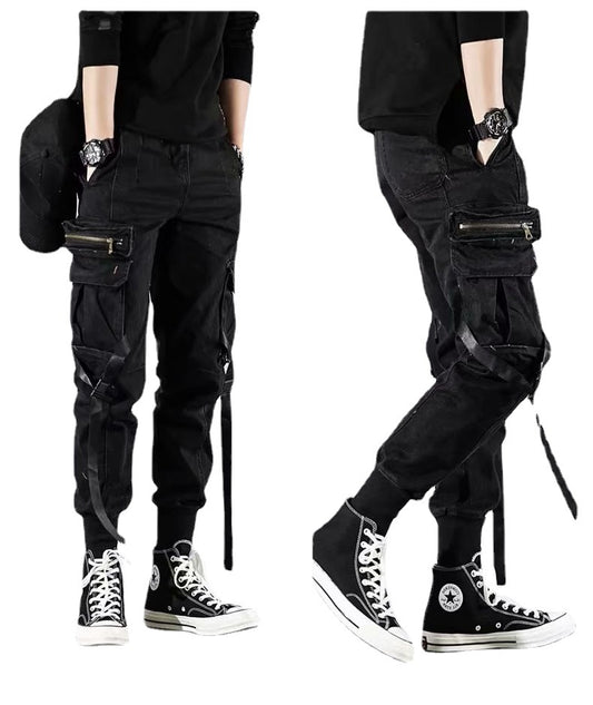 Pantalones Tácticos Paracaidista con Múltiples Bolsillos y Cintura Ajustable