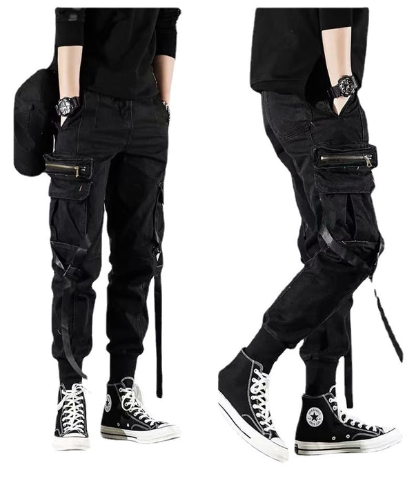 Pantalones Tácticos Paracaidista con Múltiples Bolsillos y Cintura Ajustable
