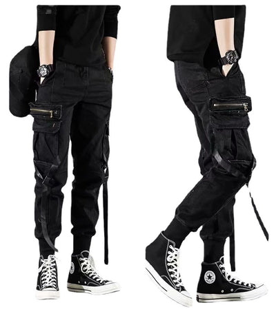 Pantalones Tácticos Paracaidista con Múltiples Bolsillos y Cintura Ajustable