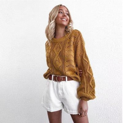 Suéter Floral para Mujer con Cuello Redondo - Image 10
