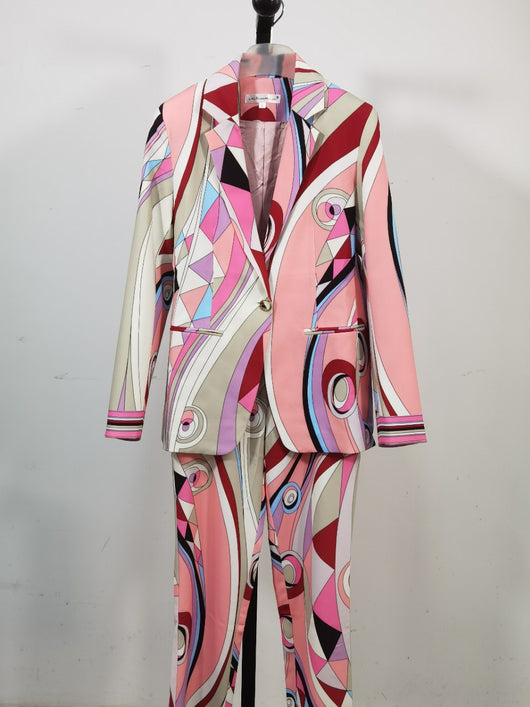 Traje Estampado para Mujer Otoño e Invierno - Image 9