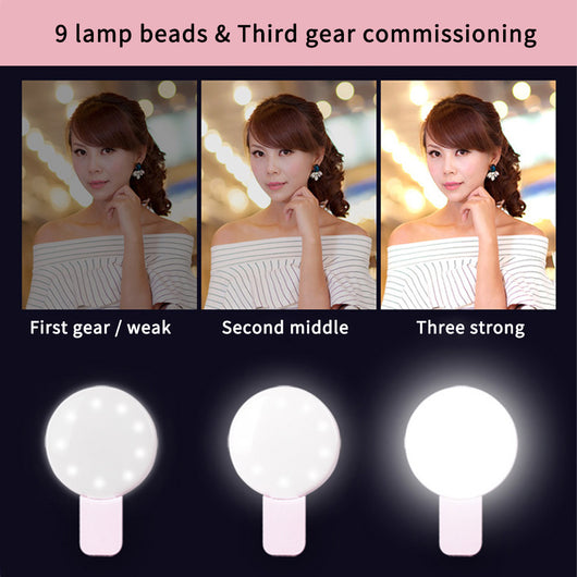 Luz de Relleno LED Circular para Selfies y Transmisiones en Vivo - Image 7