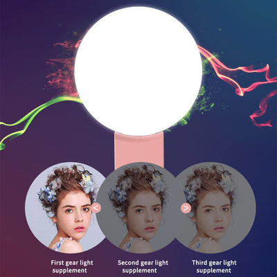 Luz de Relleno LED Circular para Selfies y Transmisiones en Vivo - Image 6