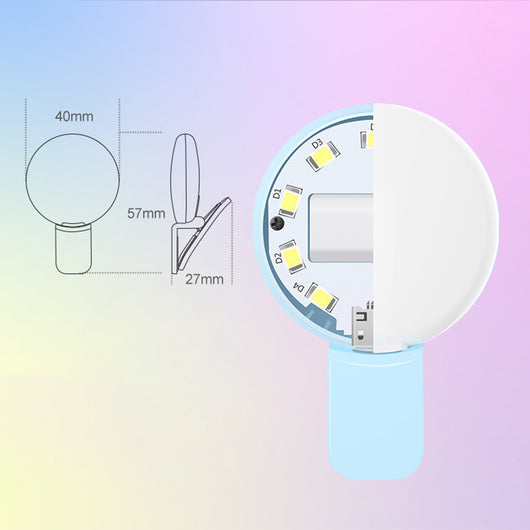 Luz de Relleno LED Circular para Selfies y Transmisiones en Vivo - Image 8