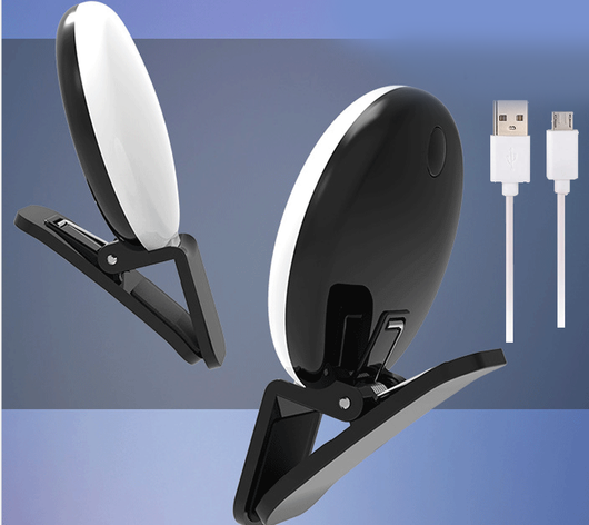 Luz de Relleno LED Circular para Selfies y Transmisiones en Vivo - Image 3