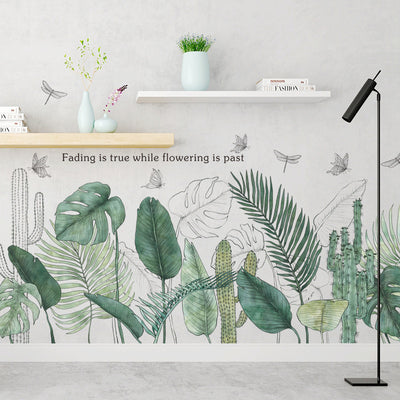 Vinilo Decorativo Hojas Tropicales - Adhesivo Autoadhesivo para Paredes - Image 10