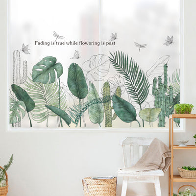 Vinilo Decorativo Hojas Tropicales - Adhesivo Autoadhesivo para Paredes - Image 9