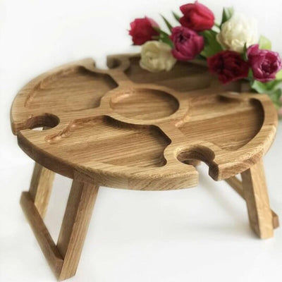 Mesa Plegable de Madera para Picnic y Exterior - Image 2