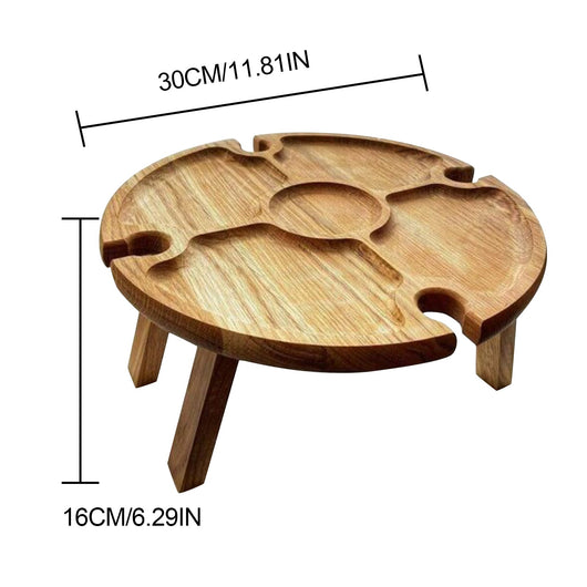 Mesa Plegable de Madera para Picnic y Exterior - Image 5