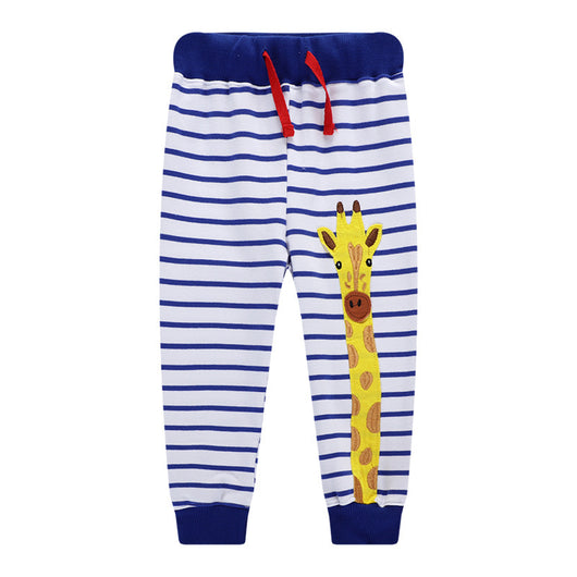 Pantalones Infantiles Estilo Occidental con Estampado de Excavadora - Algodón Primavera Otoño - Image 6