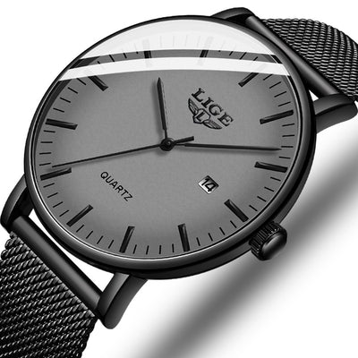 Reloj de Cuarzo con Malla Metálica Resistente al Agua - Image 7