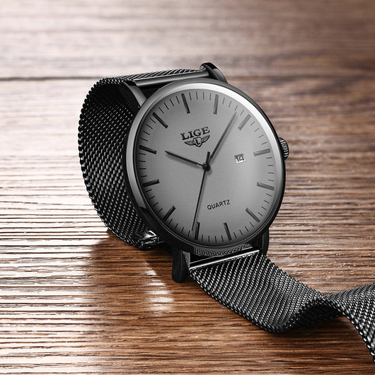 Reloj de Cuarzo con Malla Metálica Resistente al Agua - Image 11