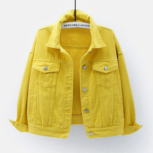 Chamarra de Mezclilla Blanca Talla Grande para Mujer - Image 6