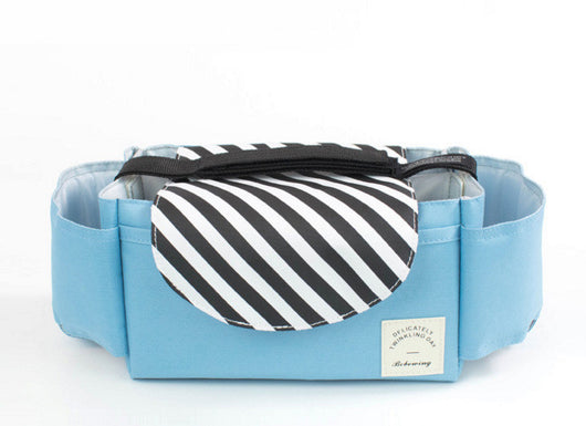 Organizador Colgante para Cochecito de Bebé con Compartimentos para Biberón y Pañales - Image 3