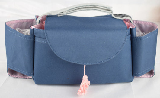 Organizador Colgante para Cochecito de Bebé con Compartimentos para Biberón y Pañales - Image 4