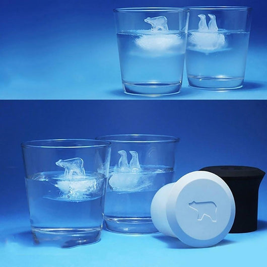 Molde de Silicona para Cubos de Hielo Temáticos - Oso Polar y Pingüino - Image 8