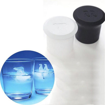 Molde de Silicona para Cubos de Hielo Temáticos - Oso Polar y Pingüino - Image 13